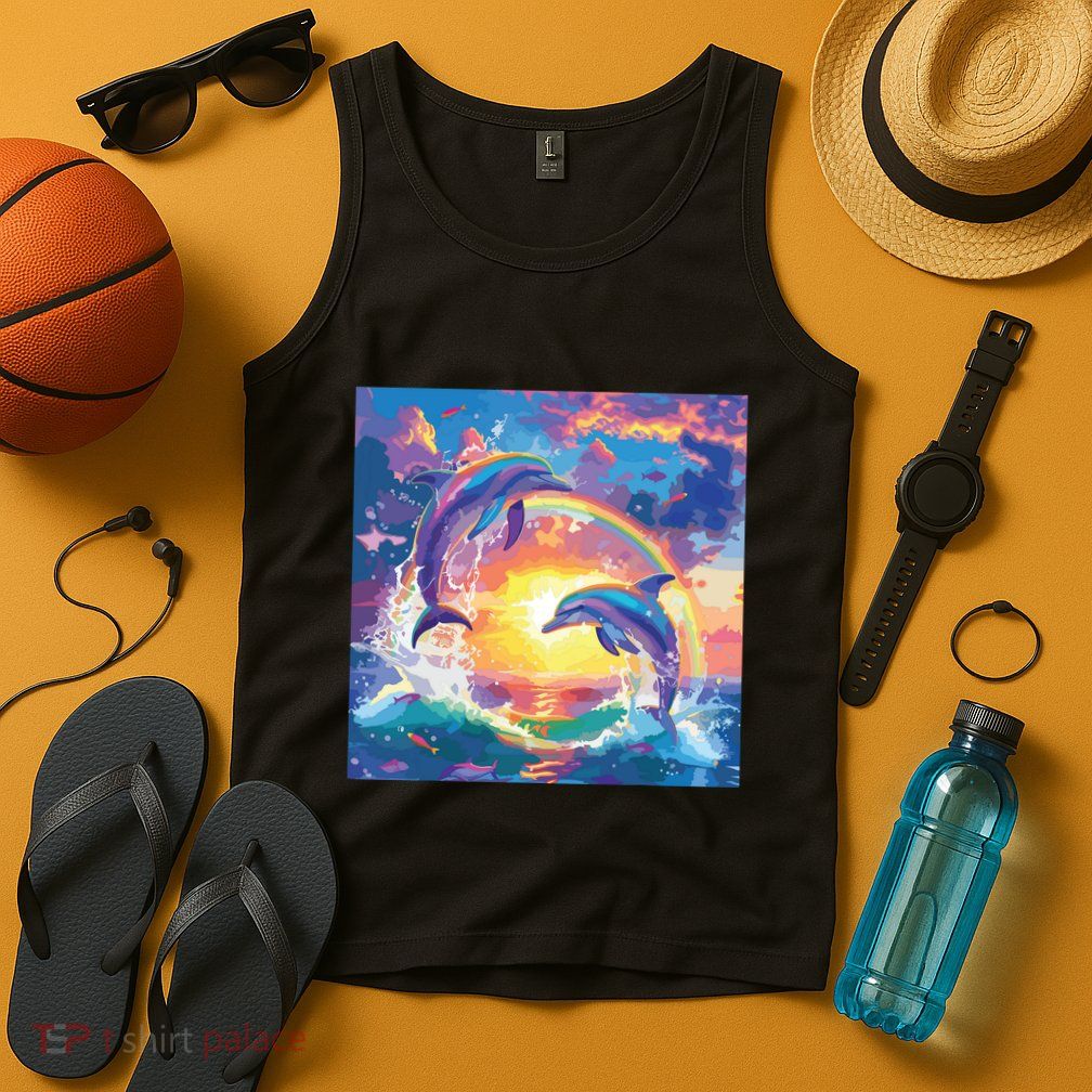 I Just Wanna Be Part Of Your Symphony Symphony Dolphin Meme Tank Top