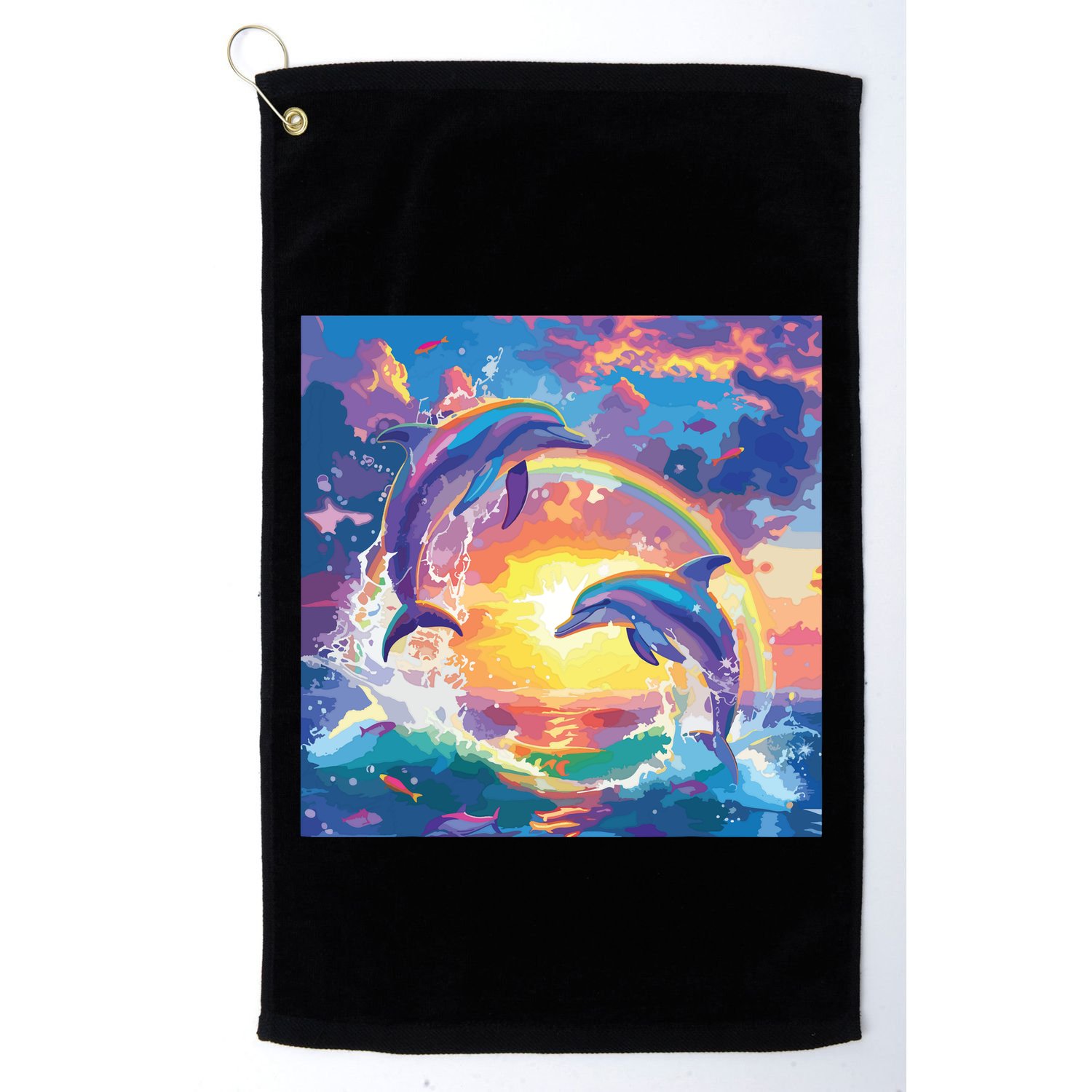 I Just Wanna Be Part Of Your Symphony Symphony Dolphin Meme Golf Towel