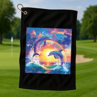 I Just Wanna Be Part Of Your Symphony Symphony Dolphin Meme Golf Towel