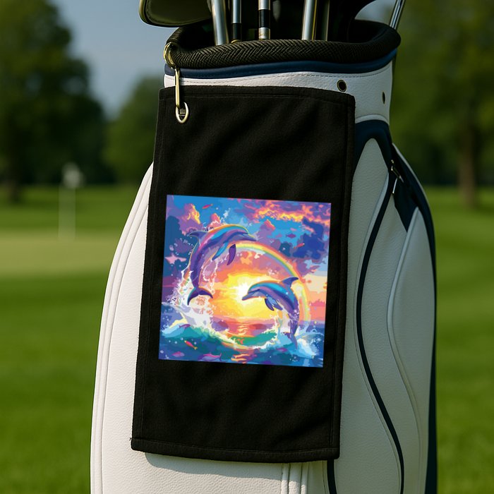 I Just Wanna Be Part Of Your Symphony Symphony Dolphin Meme Golf Towel