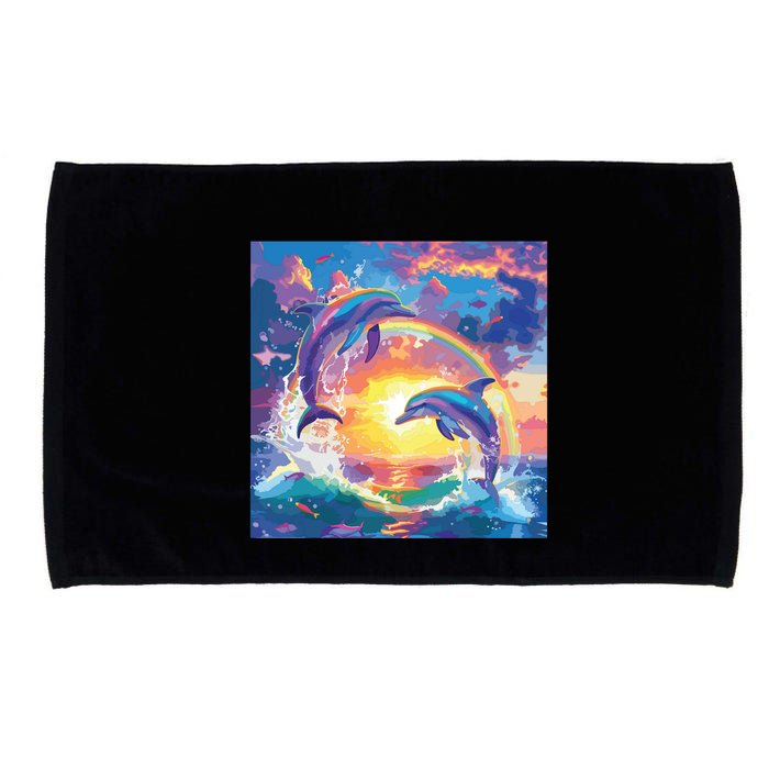 I Just Wanna Be Part Of Your Symphony Symphony Dolphin Meme Microfiber Hand Towel