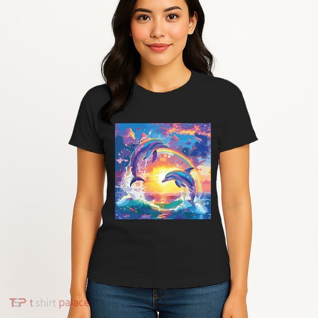I Just Wanna Be Part Of Your Symphony Symphony Dolphin Meme Womens T-Shirt