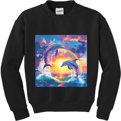 I Just Wanna Be Part Of Your Symphony Symphony Dolphin Meme Kids Sweatshirt