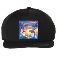 I Just Wanna Be Part Of Your Symphony Symphony Dolphin Meme Wool Snapback Cap