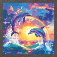 I Just Wanna Be Part Of Your Symphony Symphony Dolphin Meme Cotton Canvas Backpack