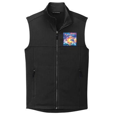 I Just Wanna Be Part Of Your Symphony Symphony Dolphin Meme Collective Smooth Fleece Vest