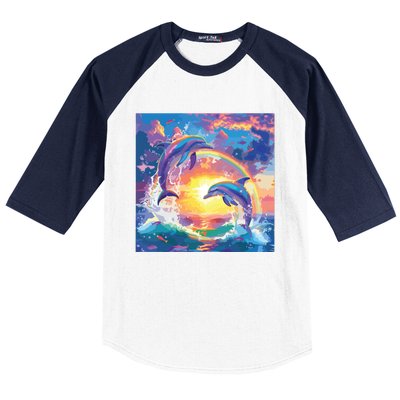 I Just Wanna Be Part Of Your Symphony Symphony Dolphin Meme Baseball Sleeve Shirt