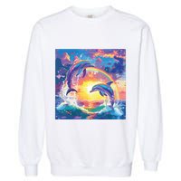 I Just Wanna Be Part Of Your Symphony Symphony Dolphin Meme Garment-Dyed Sweatshirt