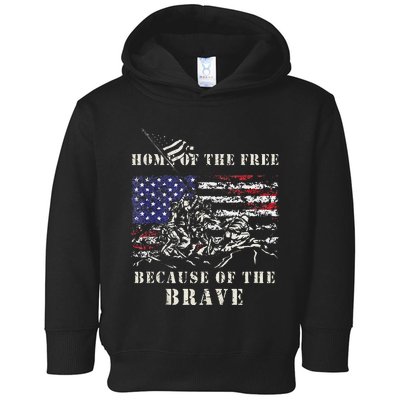 Iwo Jima WWII Veteran Memorial Day USA Flag Army Patriotic Toddler Hoodie