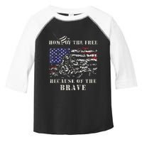 Iwo Jima WWII Veteran Memorial Day USA Flag Army Patriotic Toddler Fine Jersey T-Shirt