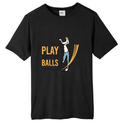 I Just Wanna Play with My Balls | Golfers Funny Golf Tall Fusion ChromaSoft Performance T-Shirt