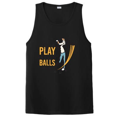 I Just Wanna Play with My Balls | Golfers Funny Golf PosiCharge Competitor Tank