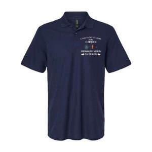 I Just Want To Work In My Garden And Hangout With My Chicken Softstyle Adult Sport Polo