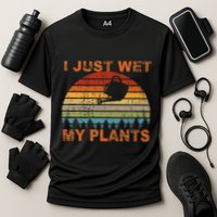 I Just Wet My Plants Gardening Cooling Performance Crew T-Shirt