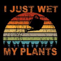 I Just Wet My Plants Gardening Cooling Performance Crew T-Shirt