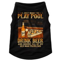 I Just Want To Play Pool Drink Beer And Ignore Old Man Doggie Tank
