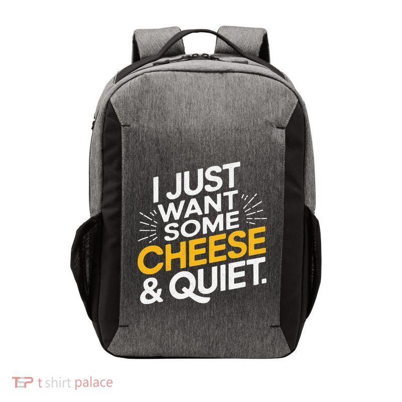 I Just Want Some Cheese And Quiet Vector Backpack