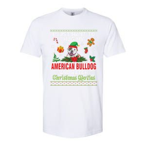 I Just Want To Hug My American Bulldog And Watch Xmas Movie Gift Softstyle CVC T-Shirt