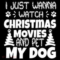 I Just Want To Watch Christmas Moves And Pet My Dog Impact Tech Backpack