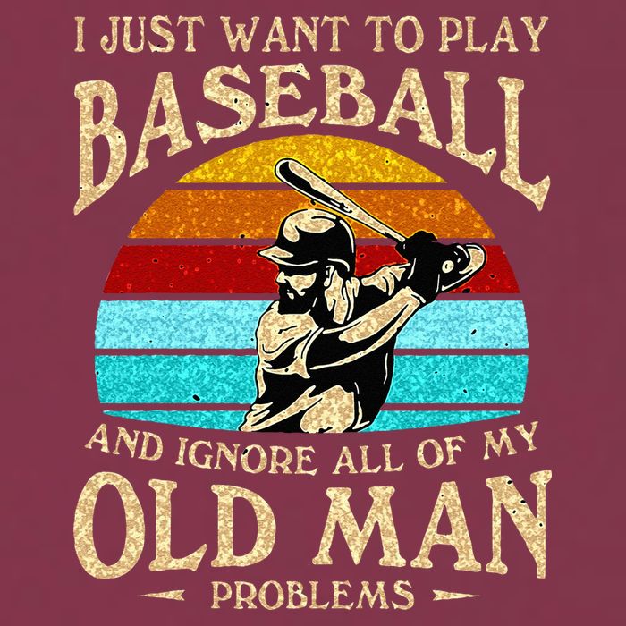 I Just Want To Play Baseball And Ignore All Of My Old Man 16oz Travel Tumbler