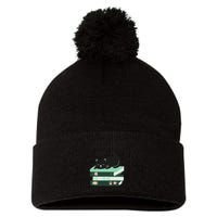 I Just Want To Read Books And Pet Cats Funny Reading Cat Pom Pom 12in Knit Beanie