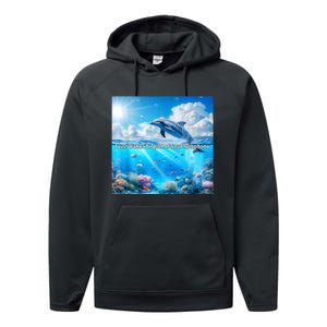 I Just Wanna Be Part Of Your Symphony Symphony Dolphin Performance Fleece Hoodie