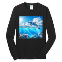 I Just Wanna Be Part Of Your Symphony Symphony Dolphin Tall Long Sleeve T-Shirt