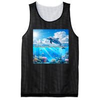 I Just Wanna Be Part Of Your Symphony Symphony Dolphin Mesh Reversible Basketball Jersey Tank