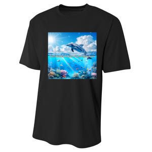 I Just Wanna Be Part Of Your Symphony Symphony Dolphin Performance Sprint T-Shirt