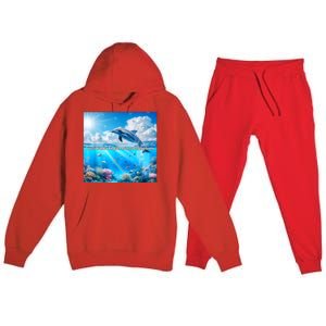 I Just Wanna Be Part Of Your Symphony Symphony Dolphin Premium Hooded Sweatsuit Set