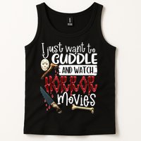 I Just Want To Cuddle And Watch Horror Movies Tank Top