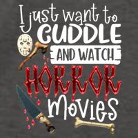 I Just Want To Cuddle And Watch Horror Movies Vector Backpack