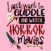 I Just Want To Cuddle And Watch Horror Movies Long Sleeve Shirt