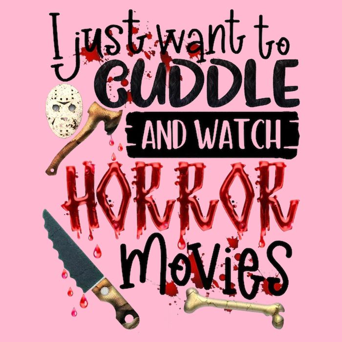 I Just Want To Cuddle And Watch Horror Movies Long Sleeve Shirt