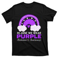 In June We Wear Purple Alzheimers Awareness Dementia T-Shirt