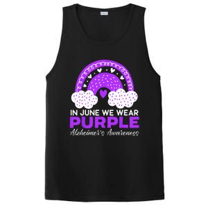 In June We Wear Purple Alzheimers Awareness Dementia PosiCharge Competitor Tank