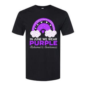 In June We Wear Purple Alzheimers Awareness Dementia Softstyle CVC T-Shirt