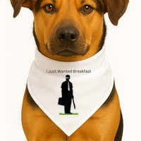 I Just Wanted Breakfast USA-Made Doggie Bandana