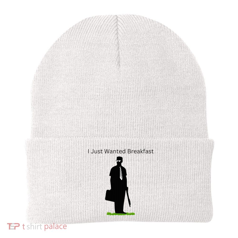 I Just Wanted Breakfast Knit Cap Winter Beanie