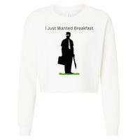 I Just Wanted Breakfast Cropped Pullover Crew