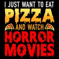 I Just Want To Eat Pizza And Watch Horror Movies Halloween Visor