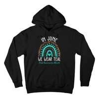 In June We Wear Teal PTSD Awareness Month Hoodie