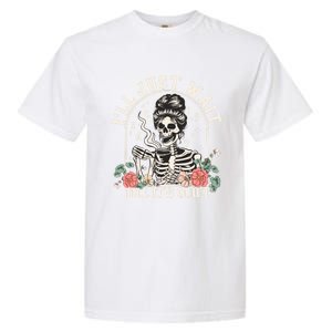 ILl Just Wait Till ItS Quiet Teacher Skeleton Halloween Gift Garment-Dyed Heavyweight T-Shirt