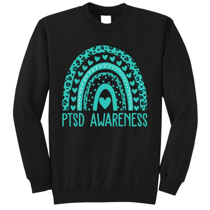 In June We Wear Teal PTSD Awareness Month Sweatshirt