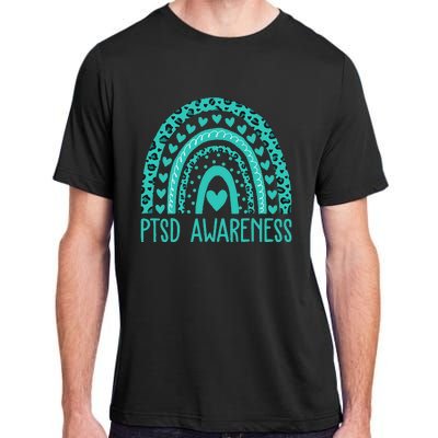 In June We Wear Teal PTSD Awareness Month Adult ChromaSoft Performance T-Shirt