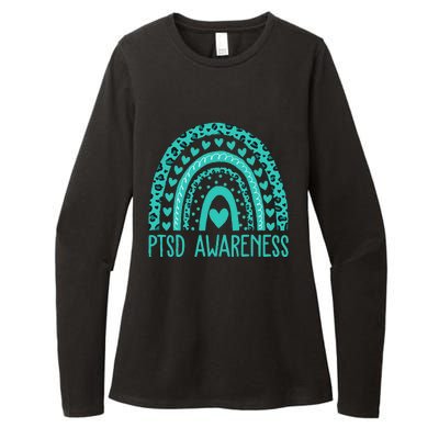 In June We Wear Teal PTSD Awareness Month Womens CVC Long Sleeve Shirt