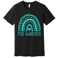 In June We Wear Teal PTSD Awareness Month Premium T-Shirt