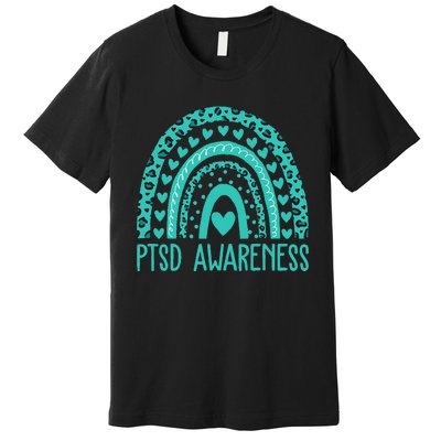 In June We Wear Teal PTSD Awareness Month Premium T-Shirt