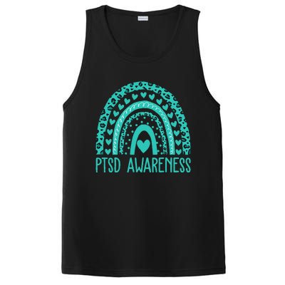 In June We Wear Teal PTSD Awareness Month PosiCharge Competitor Tank