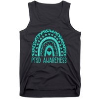 In June We Wear Teal PTSD Awareness Month Tank Top